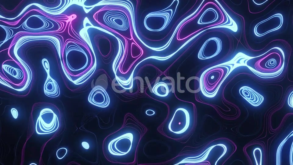 Neon Shapes Widescreen Loop Videohive 25255519 Motion Graphics Image 7