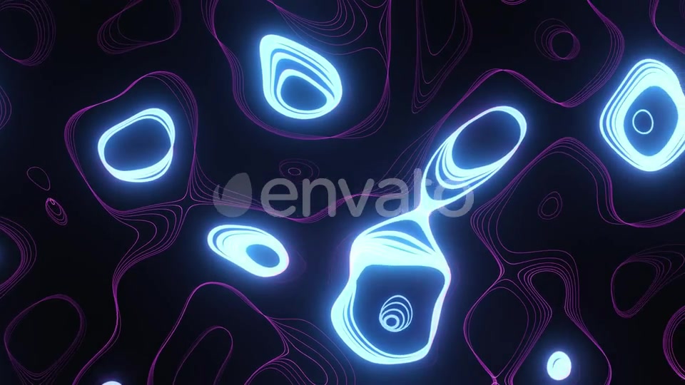 Neon Shapes Widescreen Loop Videohive 25255519 Motion Graphics Image 8