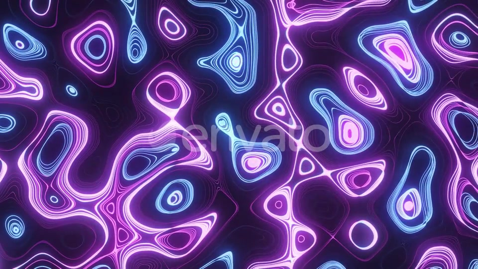 Neon Shapes Widescreen Loop Videohive 25255519 Motion Graphics Image 9