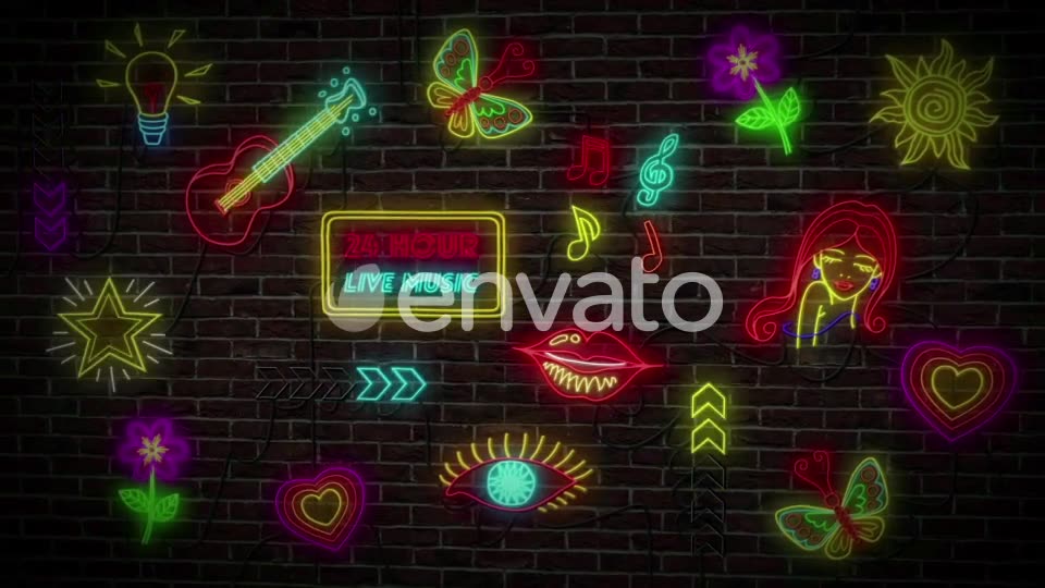 Neon Sign Videohive 22621132 Motion Graphics Image 2