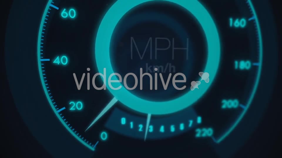 Neon Speedometer Videohive 11862725 Motion Graphics Image 2