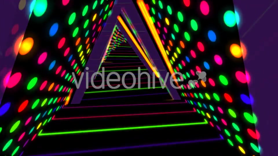 Neon Triangle Tunnel Videohive 19645781 Motion Graphics Image 5