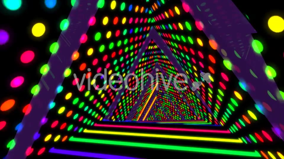 Neon Triangle Tunnel Videohive 19645781 Motion Graphics Image 7