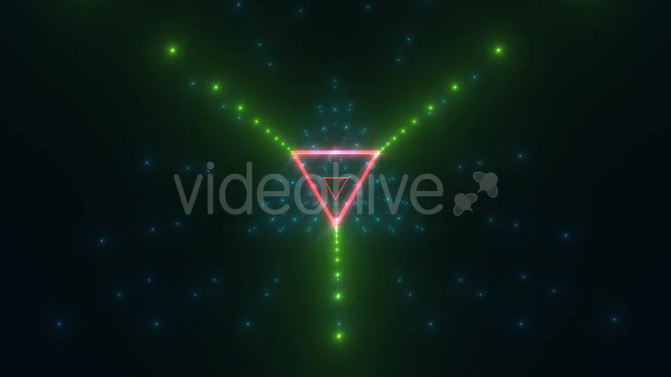 Neon Triangle Tunnel Loop Background Videohive 21451310 Motion Graphics Image 5