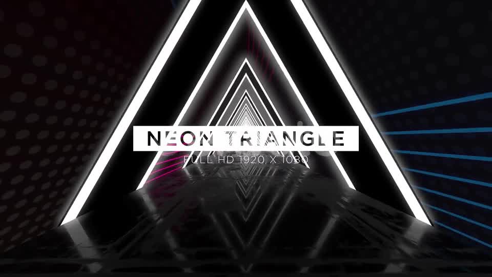 Neon Triangle VJ Loops Background Videohive 25167117 Motion Graphics Image 1