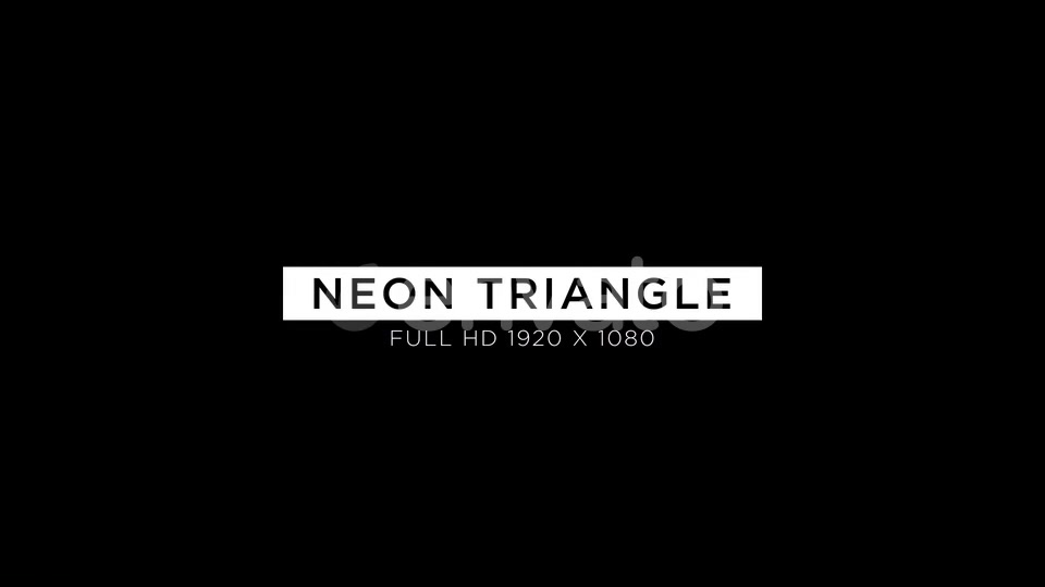 Neon Triangle VJ Loops Background Videohive 25167117 Motion Graphics Image 10