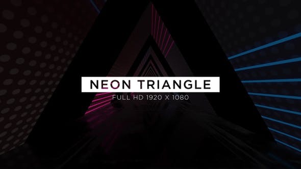 Neon Triangle VJ Loops Background - Download Videohive 25167117