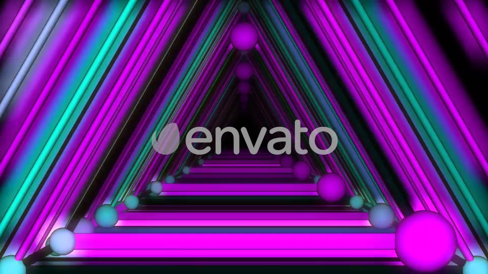 Neon Triangles Videohive 21897966 Motion Graphics Image 3