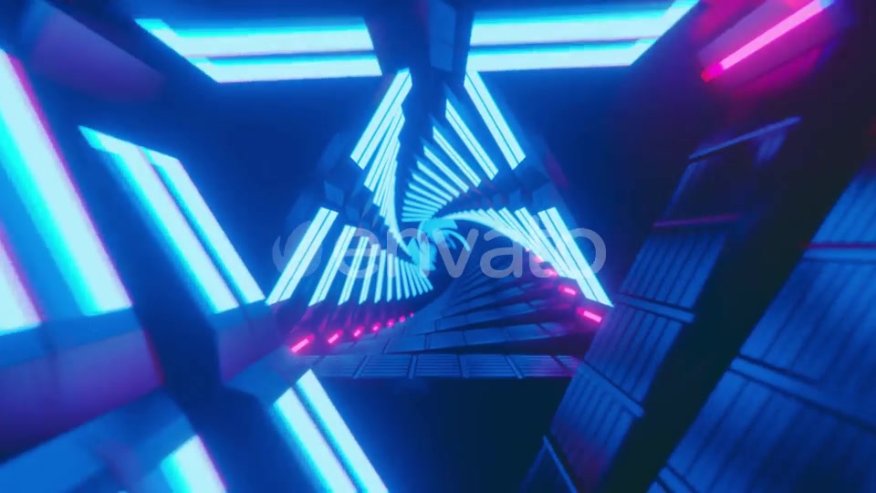 Neon Tunnel Loop Videohive 24355940 Motion Graphics Image 3