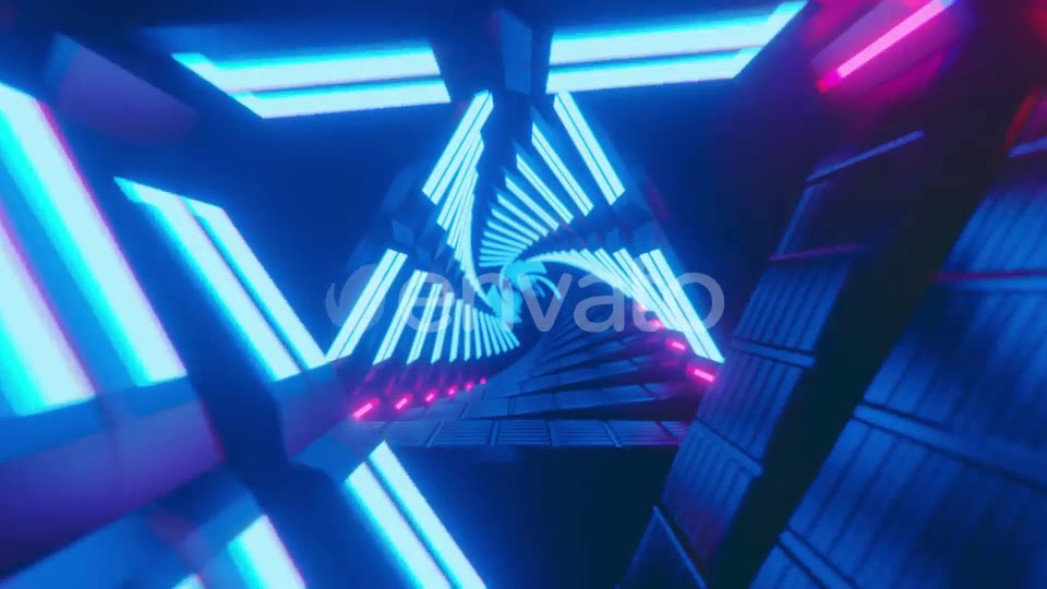 Neon Tunnel Loop Videohive 24355940 Motion Graphics Image 7