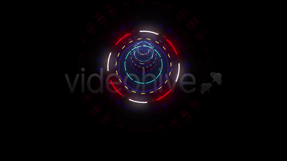 Neon Tunnel Vj Loop Pack (3in1) Videohive 17562477 Motion Graphics Image 1
