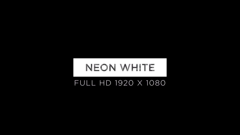 Neon White VJ Loops Background Videohive 24299219 Motion Graphics Image 13