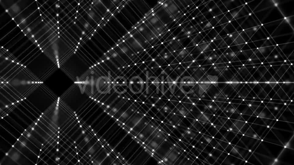 Network Of White Dots And Lines On Black Background Videohive 18122426 Motion Graphics Image 10