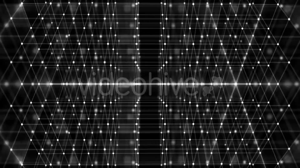 Network Of White Dots And Lines On Black Background Videohive 18122426 Motion Graphics Image 3