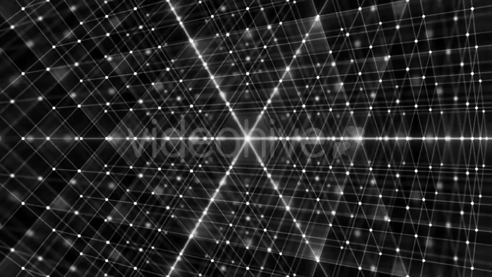 Network Of White Dots And Lines On Black Background Videohive 18122426 Motion Graphics Image 4