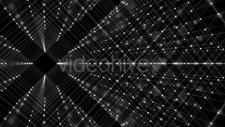 Network Of White Dots And Lines On Black Background Videohive 18122426 Motion Graphics Image 5