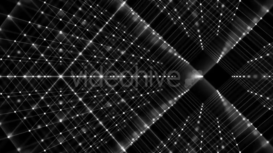 Network Of White Dots And Lines On Black Background Videohive 18122426 Motion Graphics Image 6