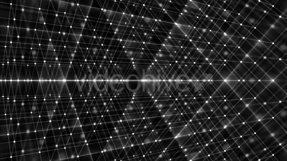 Network Of White Dots And Lines On Black Background Videohive 18122426 Motion Graphics Image 7