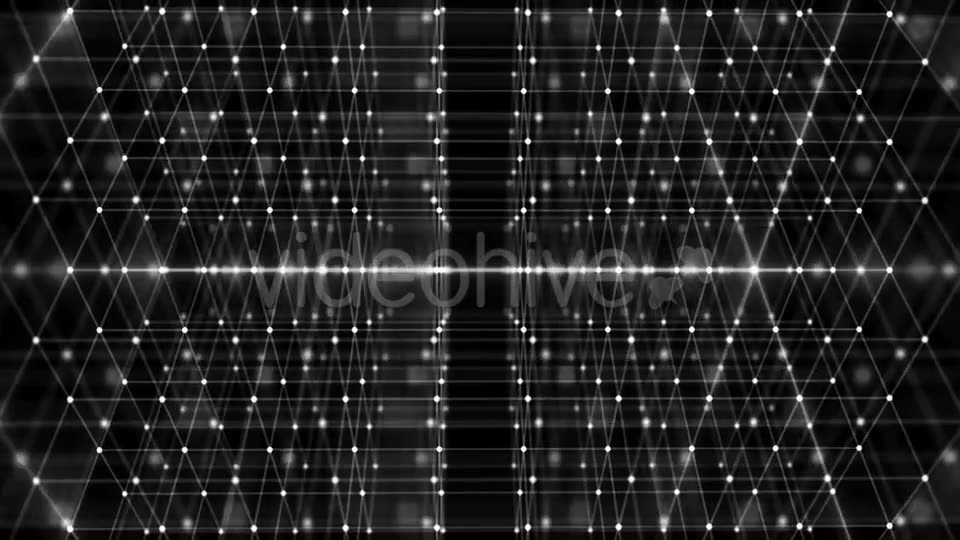 Network Of White Dots And Lines On Black Background Videohive 18122426 Motion Graphics Image 8