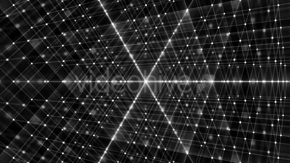 Network Of White Dots And Lines On Black Background Videohive 18122426 Motion Graphics Image 9