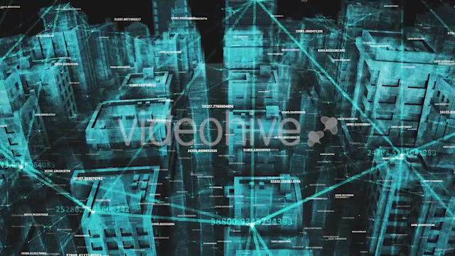 Network Social And Data Communication Connection Around Digital Hologram City Videohive 20505669 Motion Graphics Image 10