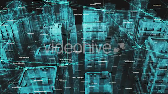 Network Social And Data Communication Connection Around Digital Hologram City Videohive 20505669 Motion Graphics Image 7