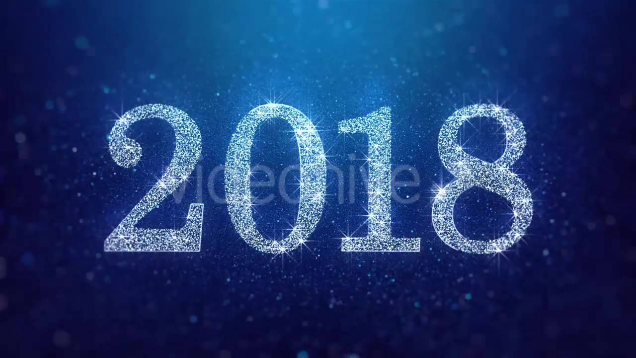 New Year 2018 Blue Videohive 21076174 Motion Graphics Image 3