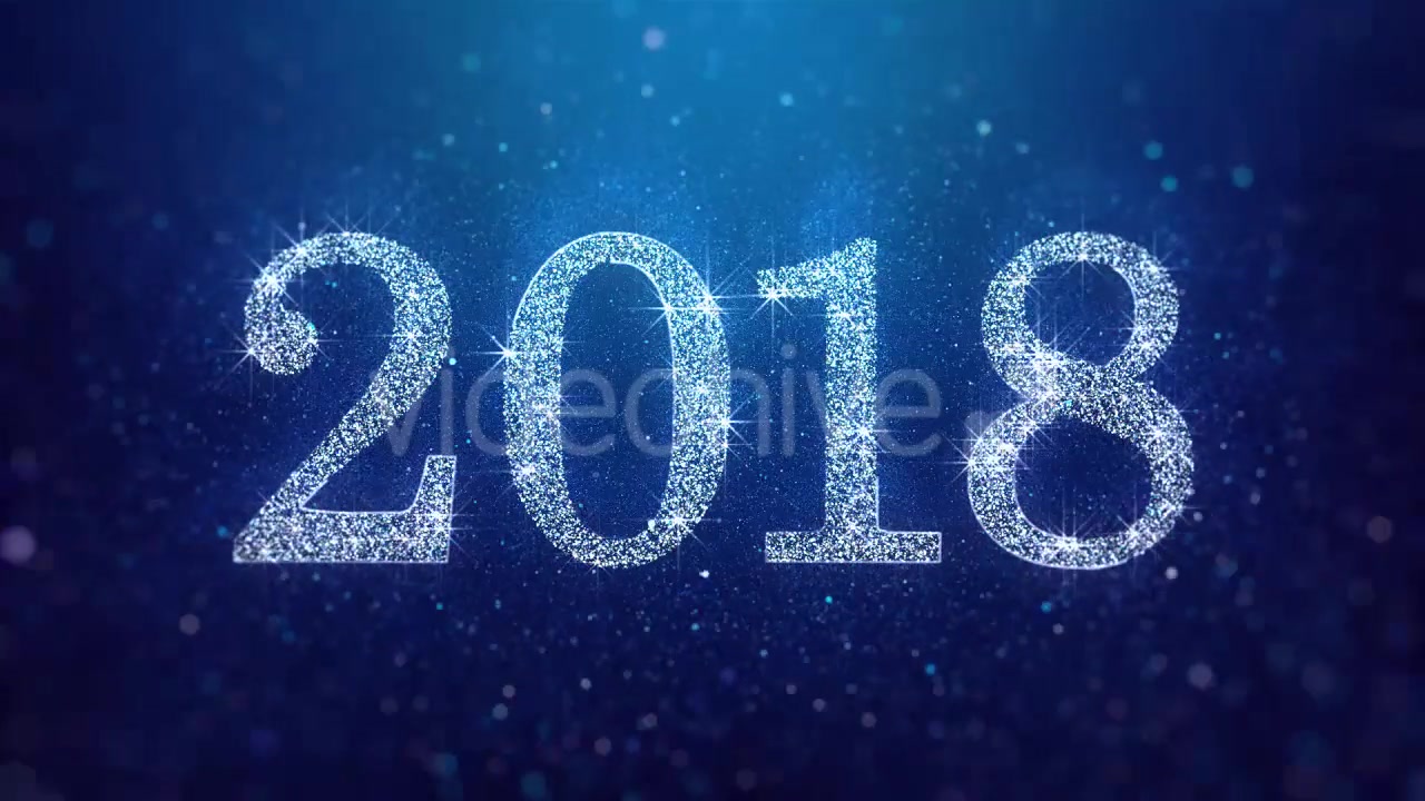New Year 2018 Blue Videohive 21076174 Motion Graphics Image 4