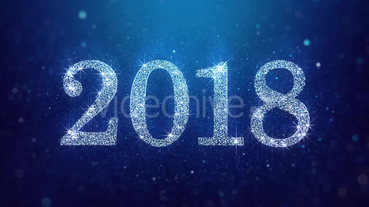 New Year 2018 Blue Videohive 21076174 Motion Graphics Image 6