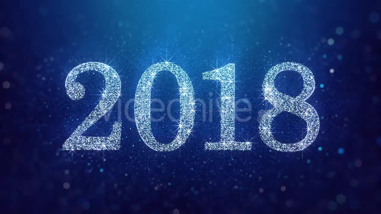 New Year 2018 Blue Videohive 21076174 Motion Graphics Image 7