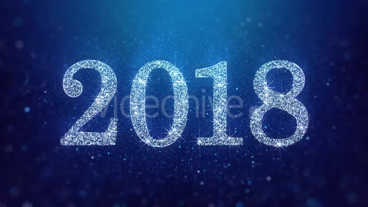 New Year 2018 Blue Videohive 21076174 Motion Graphics Image 8