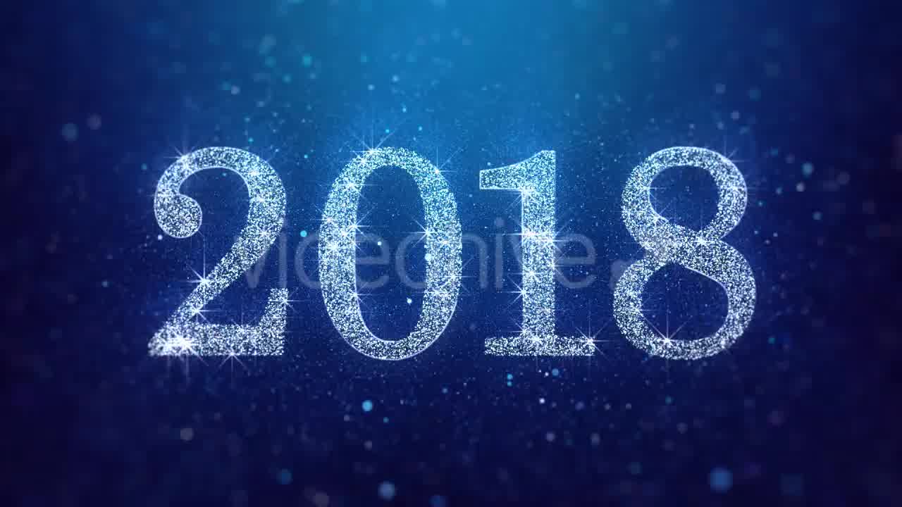New Year 2018 Blue Videohive 21076174 Motion Graphics Image 9