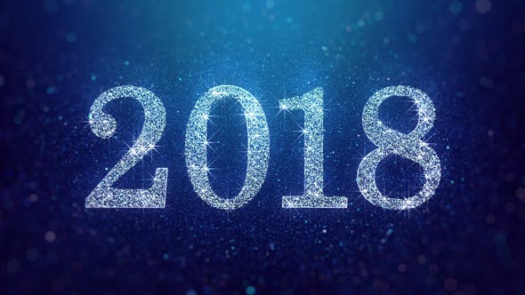 New Year 2018 Blue - 21076174 Videohive Download