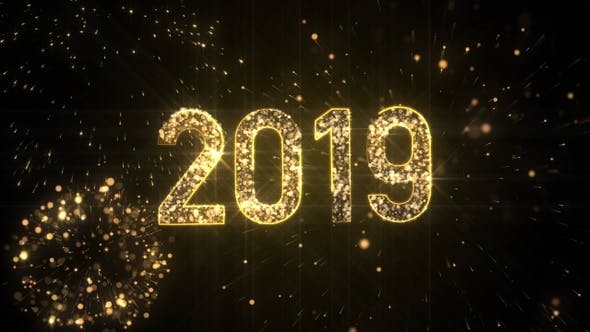 New Year 2019 Gold Background - Download 23065647 Videohive