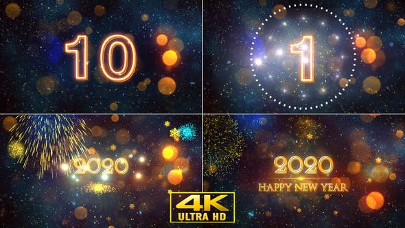 New Year 2020 Opener With Countdown V1 - Videohive Download 22955908