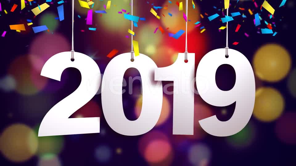 New Year Celebration 2019 Videohive 22887238 Motion Graphics Image 1