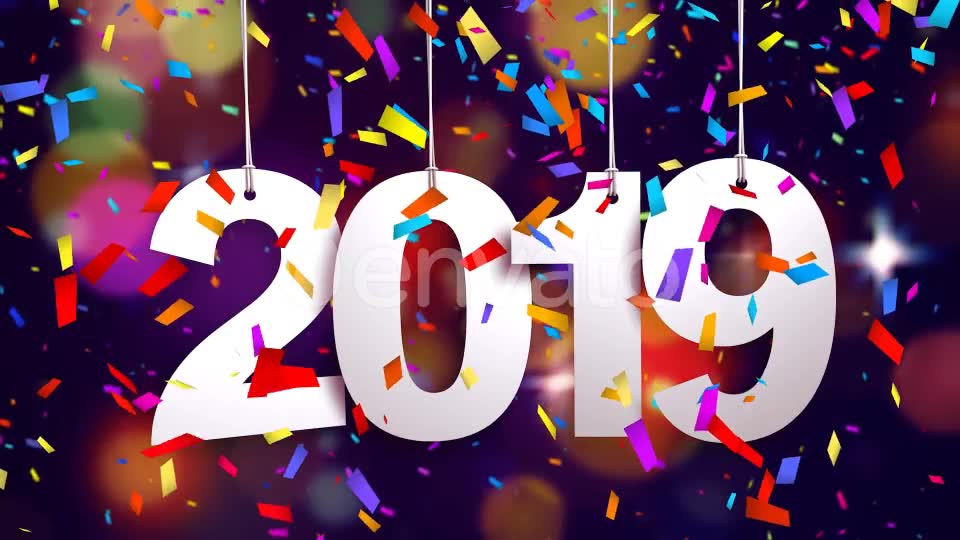 New Year Celebration 2019 Videohive 22887238 Motion Graphics Image 2