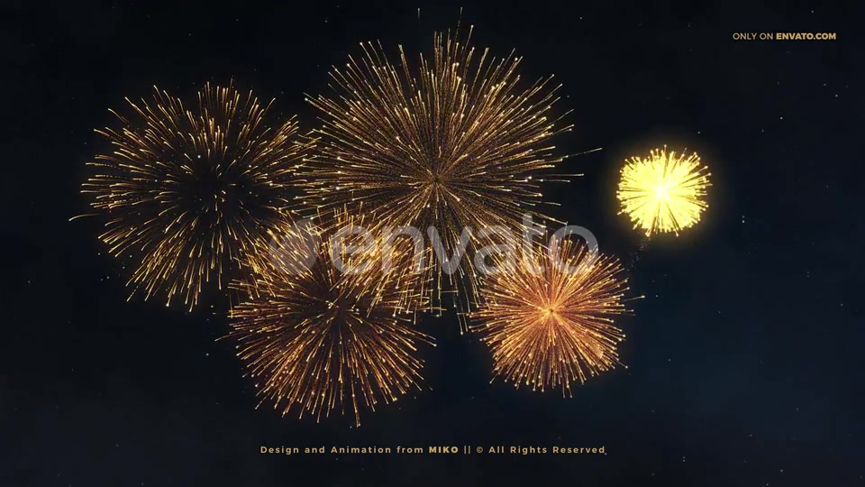 New Year Fireworks 2020 Videohive 25294019 Motion Graphics Image 2