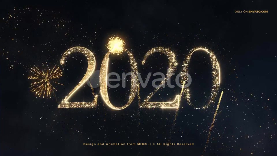 New Year Fireworks 2020 Videohive 25294019 Motion Graphics Image 5