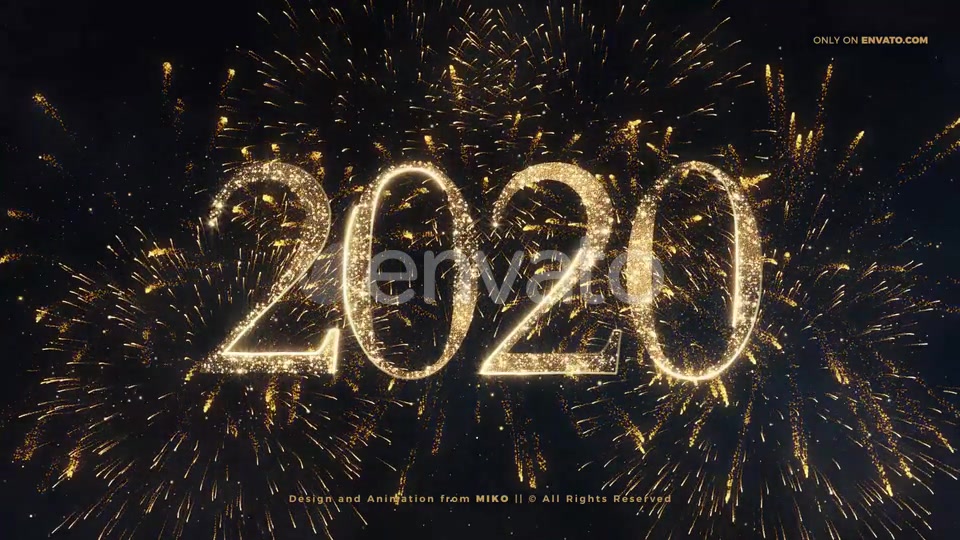 New Year Fireworks 2020 Videohive 25294019 Motion Graphics Image 6