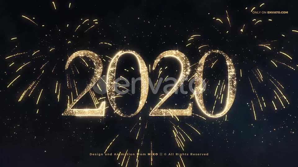 New Year Fireworks 2020 Videohive 25294019 Motion Graphics Image 7