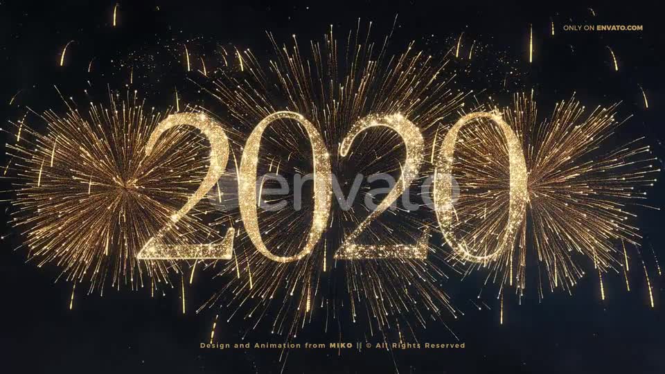 New Year Fireworks 2020 Videohive 25294019 Motion Graphics Image 8