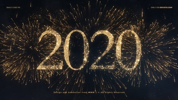 New Year Fireworks 2020 4K - Videohive 25295822 Download