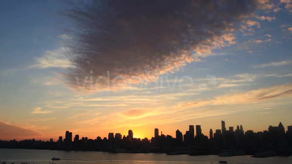 New york City Sunrise Skyline  Videohive 5560497 Stock Footage Image 8