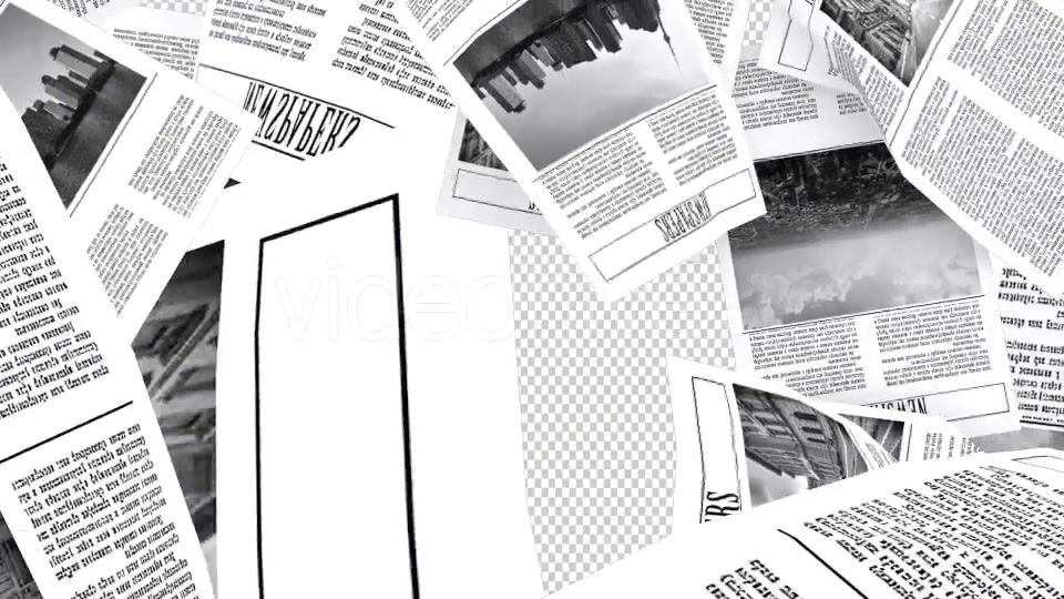 Newspaper Transition Videohive 19603113 Motion Graphics Image 3