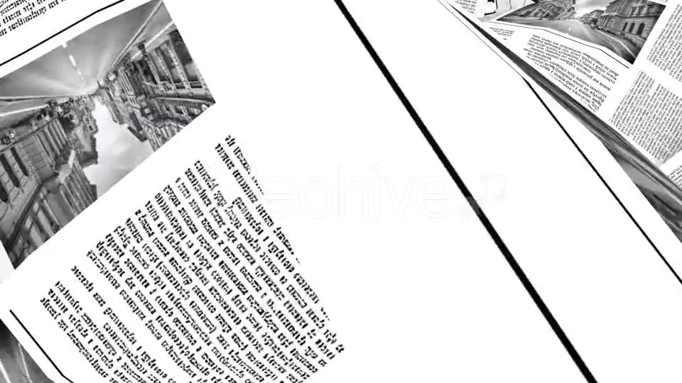 Newspaper Transition Videohive 19603113 Motion Graphics Image 4