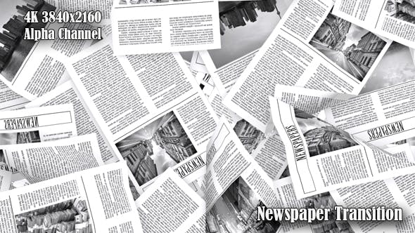 Newspaper Transition - Download 19660048 Videohive
