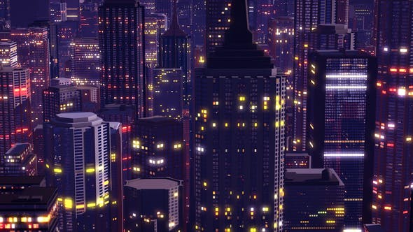 Night City Background - 22090849 Download Videohive
