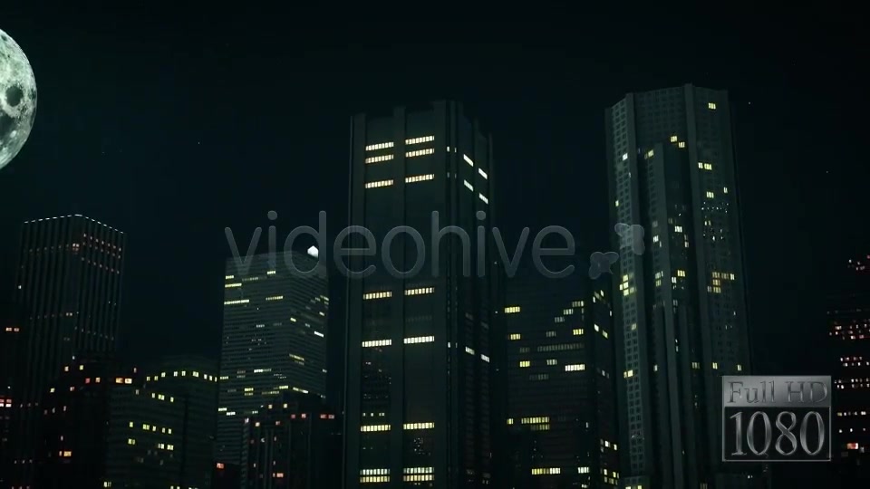 Night City Flight Backgrounds Pack Videohive 12111107 Motion Graphics Image 11