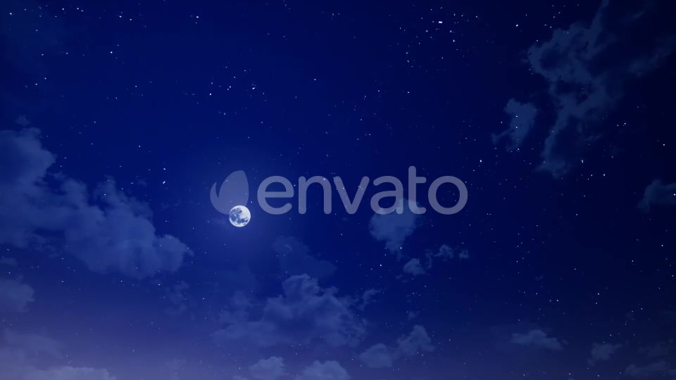Night Sky and Clouds Videohive 22249026 Motion Graphics Image 2